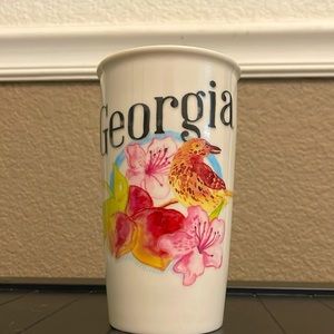 Georgia Starbucks ceramic travel mug
